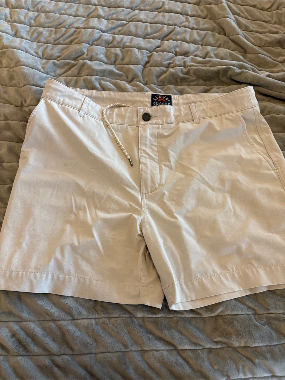 Faherty Men’s 5 inch All Day Shorts 34w - Stone